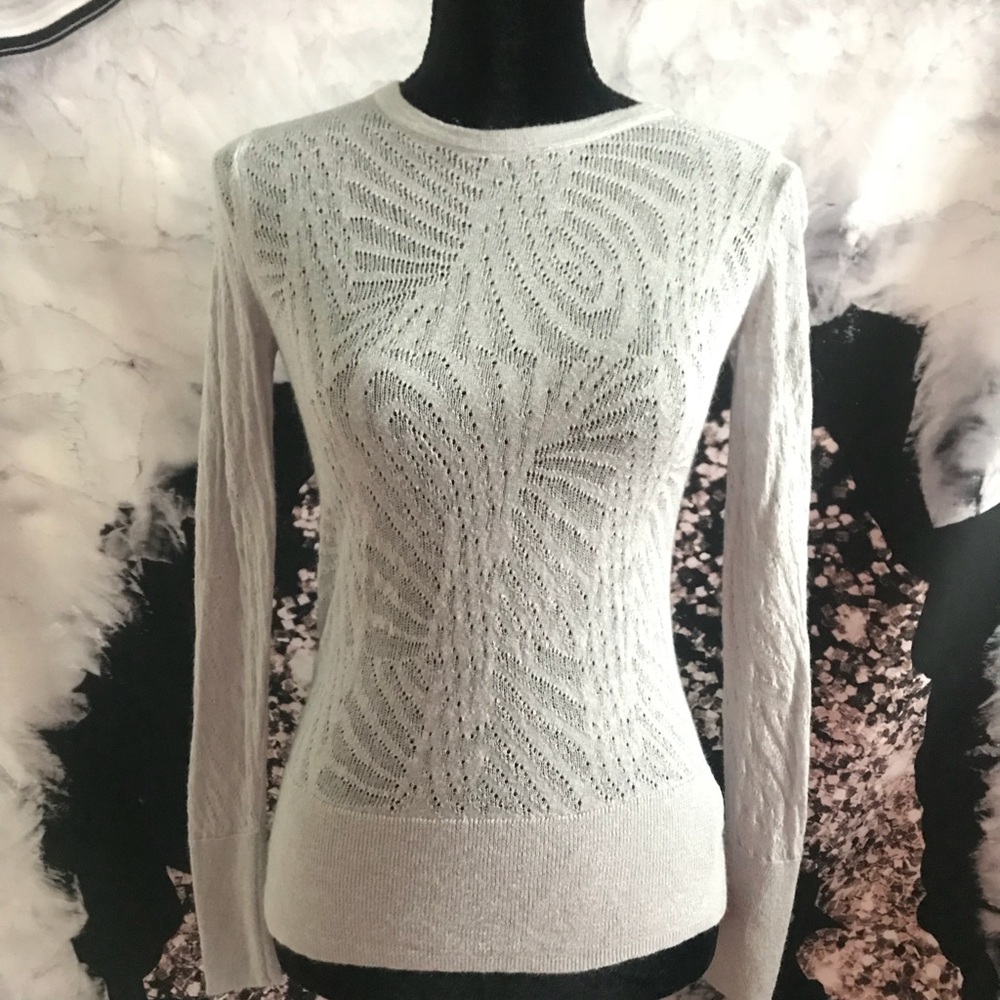 Banana Republic Grey Italian Yarn Sweater